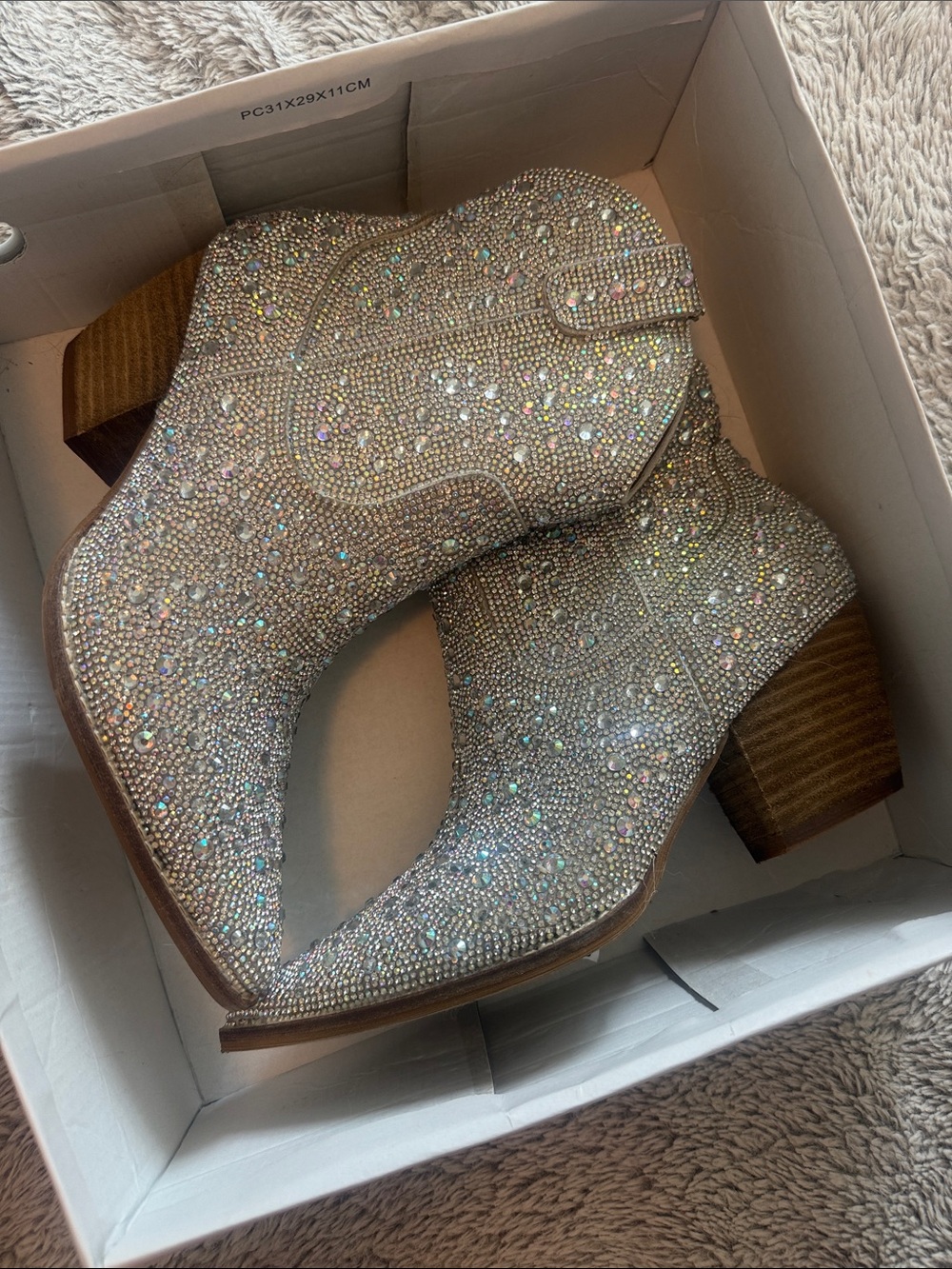 Crystal Jewelled Booties from Buckle